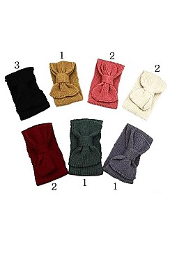 Pack of 12 Charming Assorted Color Winter Hair Wrap