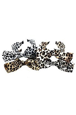 Pack of 12 Trendy Leopard Print Headband