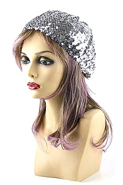Fashion Ladies Sequin Knitted Beret FM-CHT2709