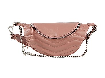 LIGHTWEIGHT MEDIUM CROSSBODY BAG ZIPPER POCKET