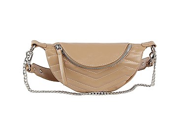 LIGHTWEIGHT MEDIUM CROSSBODY BAG ZIPPER POCKET