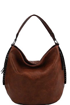 STYLISH TEXTURED PU LEATHER MODERN HOBO BAG JYCJF-081