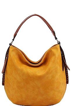 STYLISH TEXTURED PU LEATHER MODERN HOBO BAG JYCJF-081