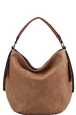 STYLISH TEXTURED PU LEATHER MODERN HOBO BAG JYCJF-081