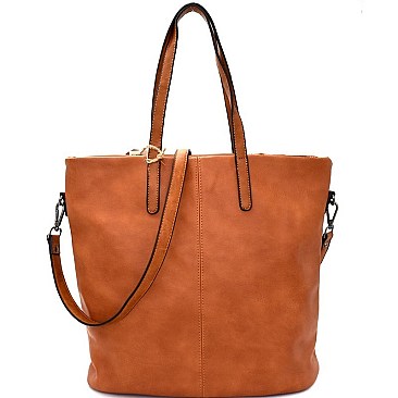 Fashionable Woven Detail Rustic 2 Way Tall Tote MH-CJF046