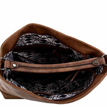 Stud Accent Perforated Rustic 2-Way Hobo MH-CJF063