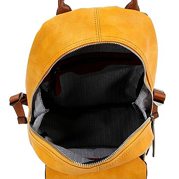 Stylish CHILLX Buckle Accent Fashion Backpack MH-CJF079