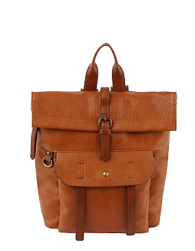 Fashion Laser Cut Flap Backpack