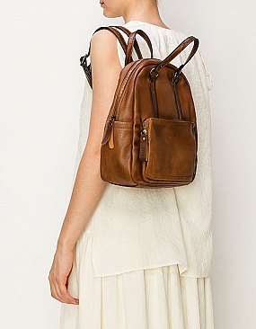 2-Tone Top Handle Backpack