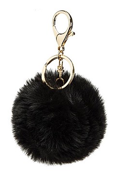 POM POM KEYCHAIN - Pack of 6 Pcs