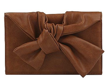 FASHION RIBBON KNOT STYLE CLUTCH