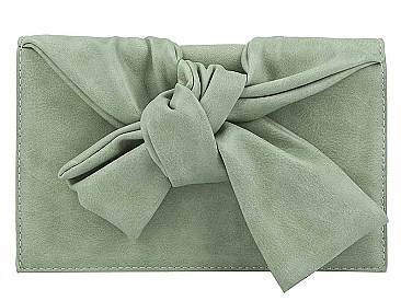 FASHION RIBBON KNOT STYLE CLUTCH