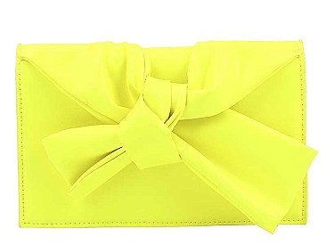 FASHION RIBBON KNOT STYLE CLUTCH