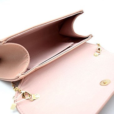 CL0136-LP Flap Clutch Shoulder Bag