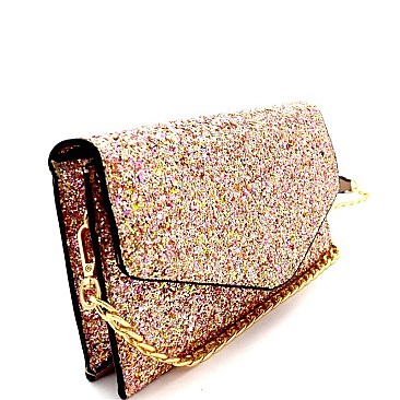 Multi-colored Glitter 2 Way Fanny Pack Cross Body  MH-CL0157