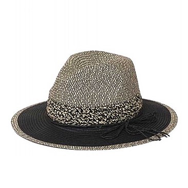 DESIGNER PAPER BRAID PANAMA HAT