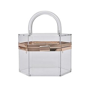 Hard Case Acrylic Mini TRANSPARENT CROSSBODY BAG