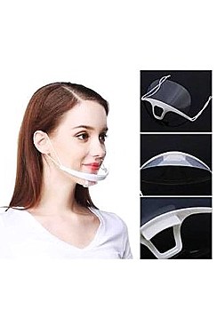 PACK OF 10 ANTI FOG LENS PLASTIC CLEAR MASK
