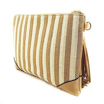 Canvas Stripe Cross Body ,CLS8817-YNM