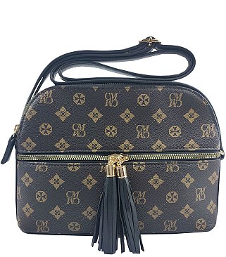 CM Monogram Multi Compartment Dome Crossbody Bag