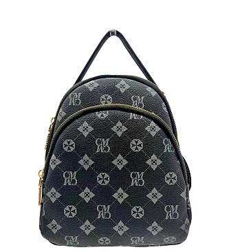 Monogrammed Convertible Backpack Satchel