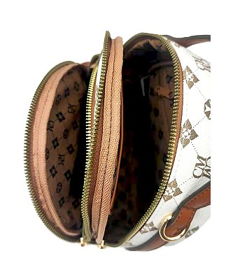 Monogrammed Convertible Backpack Satchel