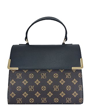 CM Monogram Top Handle Satchel