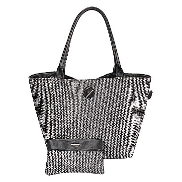 Reversible 2 in 1 Designer David Jones Tote - Shoulder Bag