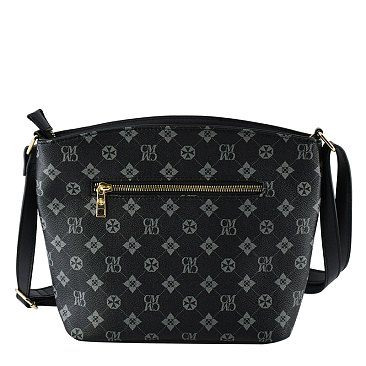 Monogram Multi-Compartment Pocket Crossbody Bag