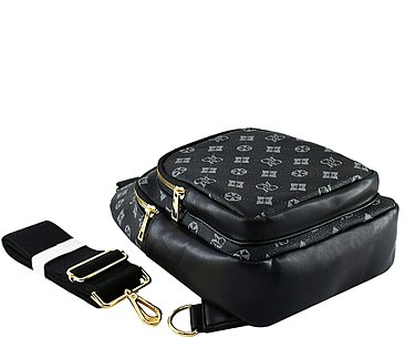 CM Monogram Guitar Strap Sling Bag Backpack