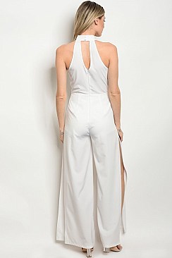 Cathedral Top Sleeveless Slit Jumpsuit - Pack of 6 Pieces