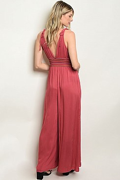 Smock Waist Maxi Dress - Pack of 6 Pieces