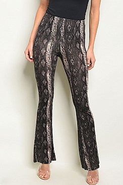 Snake Print Pants - Pack of 6 Pieces