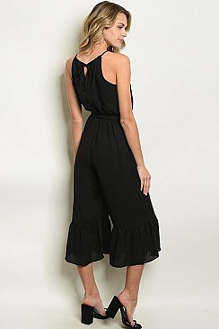 Ruffled Cropped Jumpsuit - Pack of 6 Pieces