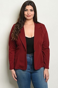 Plus Size Blazer - Pack of 6 Pieces