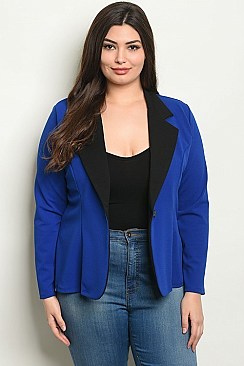 Plus Size Blazer - Pack of 6 Pieces