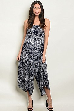 Printed Jumpsuit - Pack of 6 Pieces