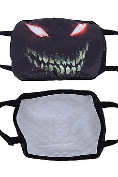 MONSTER DESIGN REUSABLE FASHION MASK
