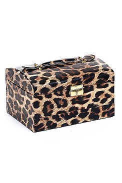 LEOPARD PRINT JEWELRY CASE FM-CO125