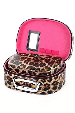 SET OF 3 COSMETIC MAKEUP BOX DOME SHAPED FM-CO126
