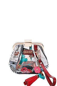 NICOLE LEE PURSE WRISTLET SET