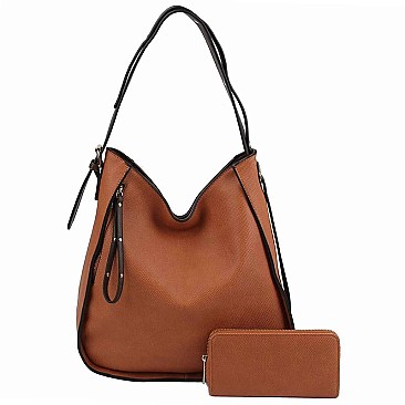 Textured 2-in-1 Shoulder Bag