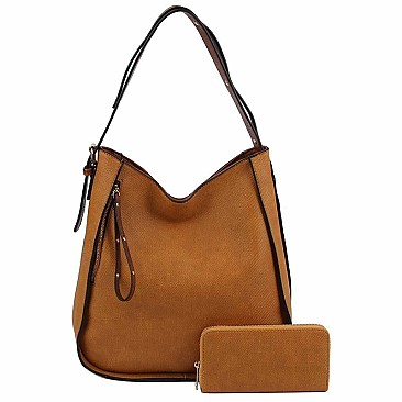 Textured 2-in-1 Shoulder Bag