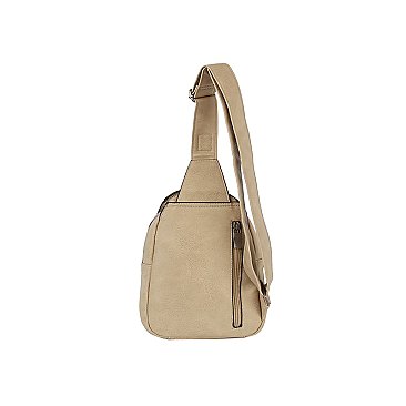 Buckle Pocket Sling Bag Backpack