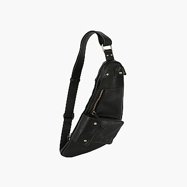 Multi Pocket Sling Bag Fanny Pack