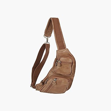 Multi Pocket Crossbody Bag Fanny Pack