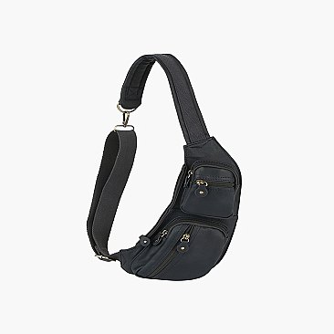 Multi Pocket Crossbody Bag Fanny Pack