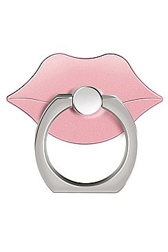 PACK OF (12 PCS) LIPS SHAPED RING-GRIP ANTI-DROP FINGER HOLDER FM-CR006LP