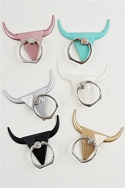 PACK OF (12 PCS) BULL RING-GRIP ANTI-DROP FINGER HOLDER FM-CR021AS