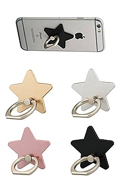 PACK OF (12 PCS) STAR RING-GRIP ANTI-DROP FINGER HOLDER FM-CR033